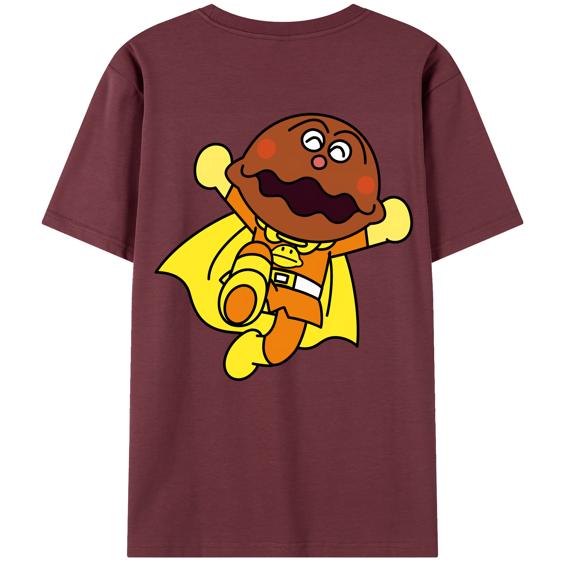 （画像用） アンパンマン Anpanman 綿100％半袖Tシャツ（背面プリント）